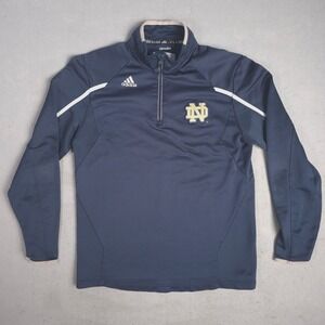 Adidas Notre Dame Fighting‎ Irish Climalite Pullover Training Top Medium